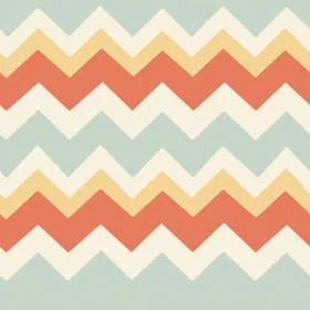 Retro 70s Zig Zag Chevrons Pattern