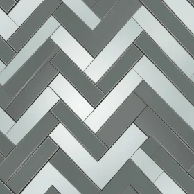 Gray and White Herringbone Pattern Tiles