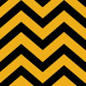 Bold Chevron Zigzag Pattern in Yellow and Black