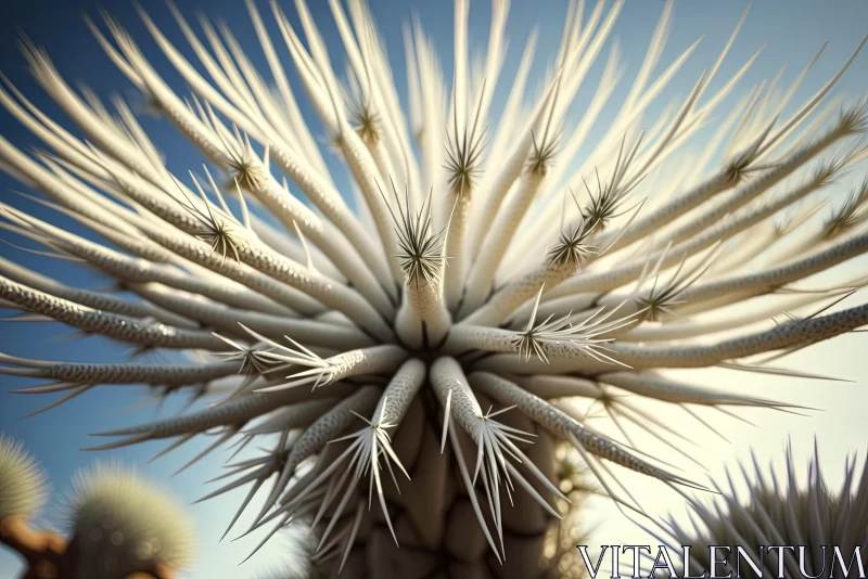 AI ART Delicate Spikes of a Desert Plant: A Photorealistic Masterpiece