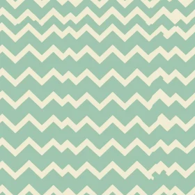 Mint Green and White Stripes Pattern