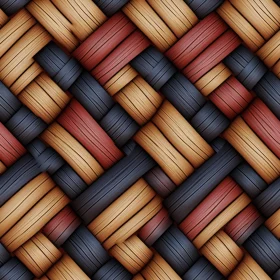 Realistic Wood Basket Weave Pattern