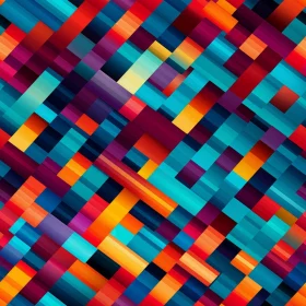 Colorful Geometric Rectangles Pattern for Design