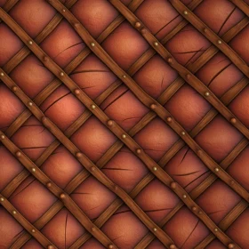 Dark Red Leather and Wooden Planks Texture for 3D Rendering