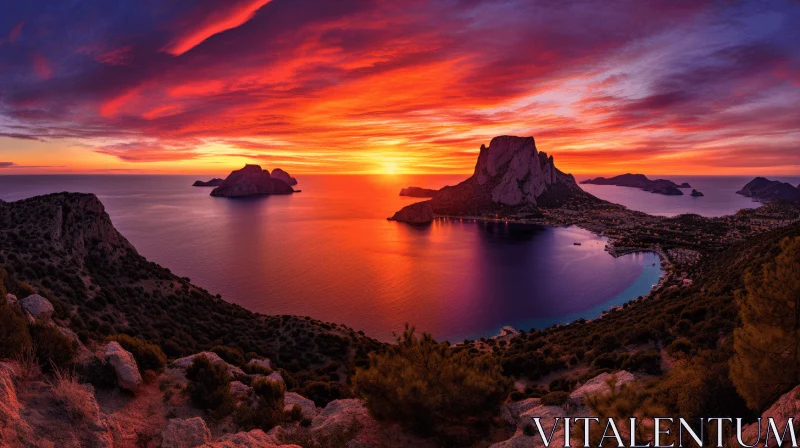 Impressive Sky Colors in Grandiose Landscapes | Mediterranean Landscapes AI Image