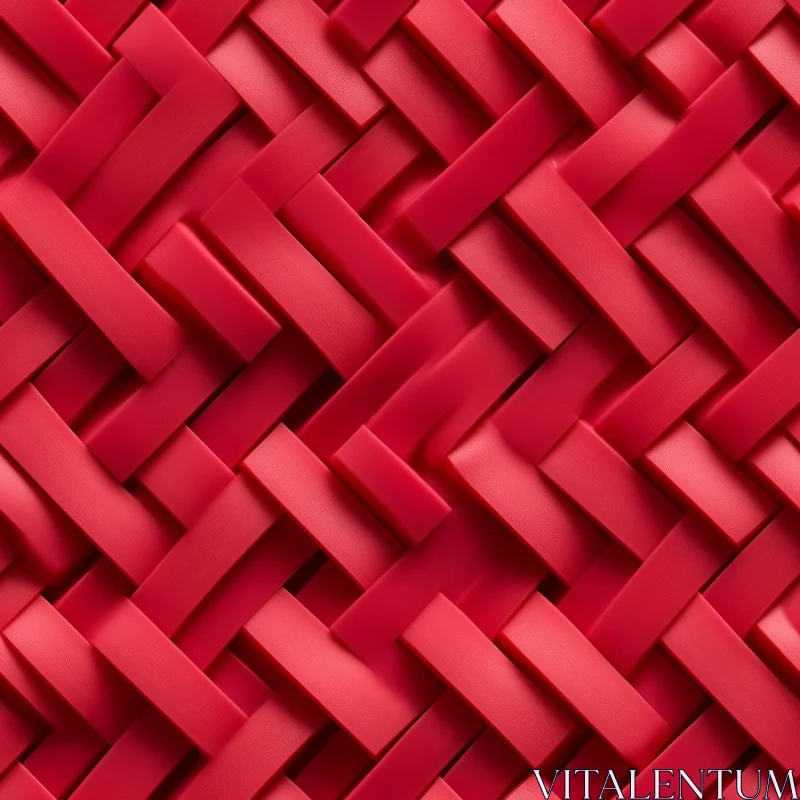 AI ART Red Leather Interwoven Pattern for Upholstery