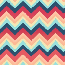 Retro 70s Chevrons Pattern - Playful and Energetic Design