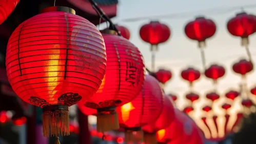 Enchanting Red Chinese Lanterns: A Celebration of Tradition