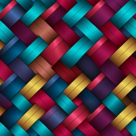 Colorful Woven Stripes Pattern for Backgrounds