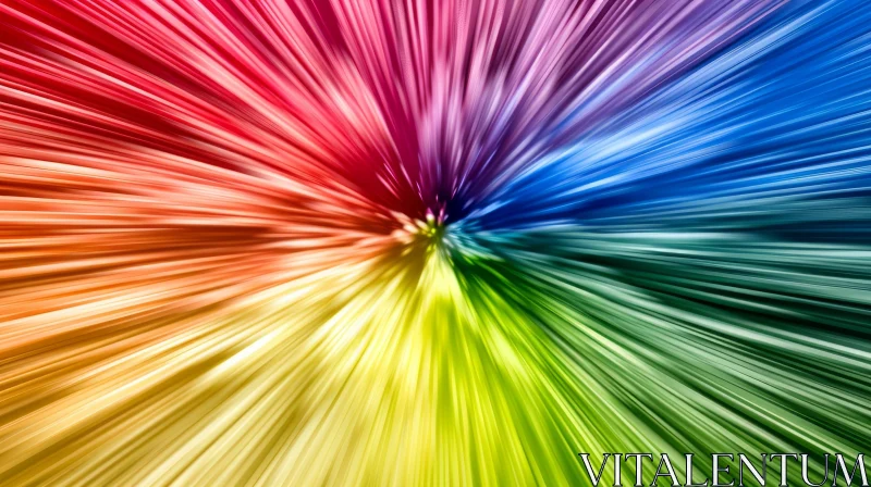 AI ART Colorful Abstract Background | Rainbow Vortex Artwork