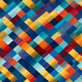 Colorful Abstract Geometric Pattern - Dynamic Design
