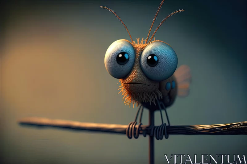 Captivating Animatronic Insect Art in Cinema4D AI Image