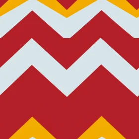 Red, White, Yellow Chevron Pattern
