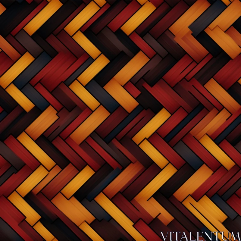Wood Parquet Herringbone Pattern Background AI Image