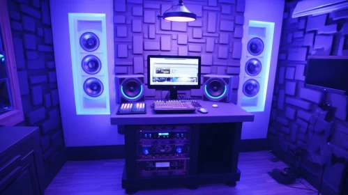 Cutting-Edge Recording Studio Interior