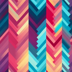 Elegant Herringbone Pattern in Blue and Purple