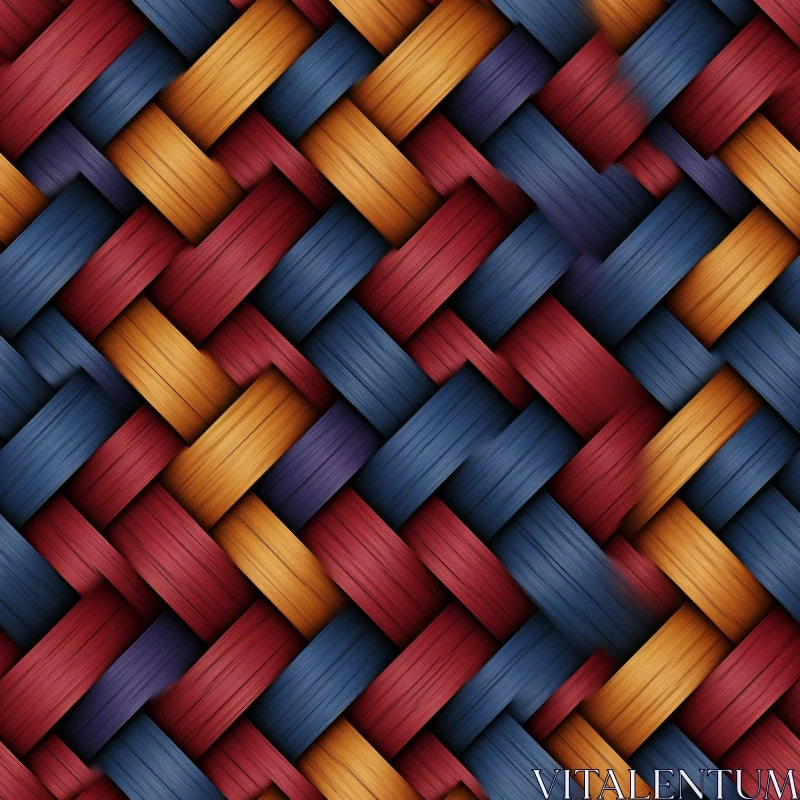 AI ART Basket Weave Geometric Pattern for Background and Texture