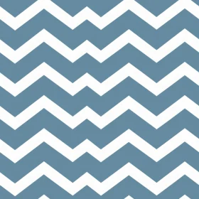 Blue and White Geometric Chevron Pattern