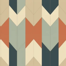 Retro Geometric Chevrons Wallpaper Pattern