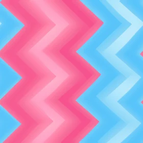 Blue and Pink Chevron Zigzag Pattern