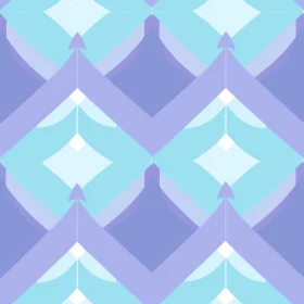 Blue and Purple Geometric Pattern - Seamless Design