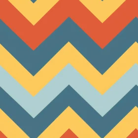 Retro Geometric Chevron Pattern for Fabric and Wallpaper
