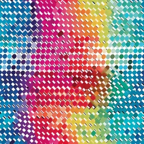 Colorful Abstract Square Pattern - Energy Movement