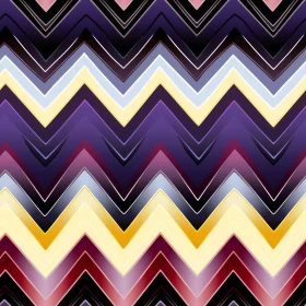 Chevron Pattern in Purple, Pink, and Yellow