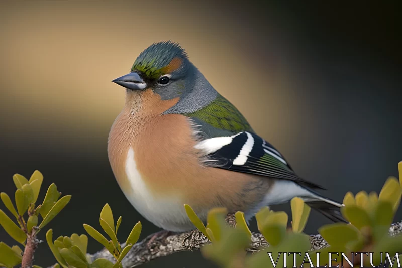 Captivating Bird on Branch: A Stunning Close-Up