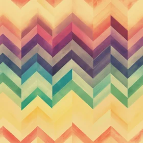 Vintage Watercolor Chevron Pattern