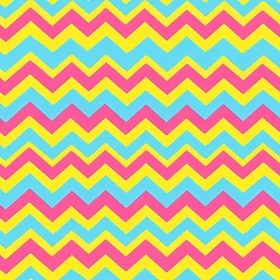 Colorful Chevron Geometric Pattern - Seamless Design
