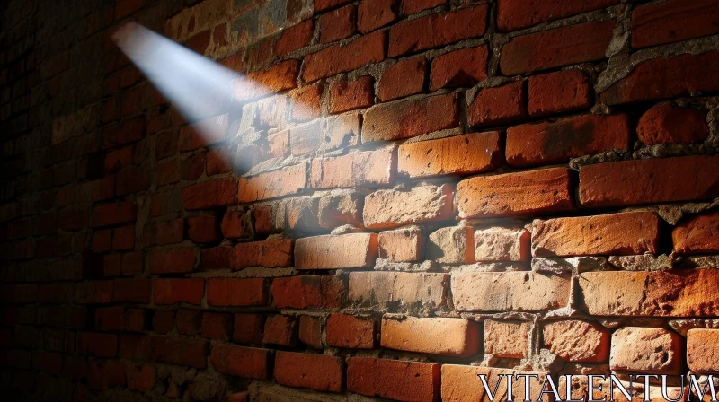 Brick Wall in Dark Room | Captivating Abstract Photography AI Image