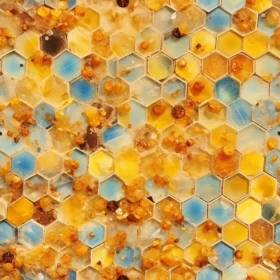 Organic Honeycomb Texture for Creative Projects