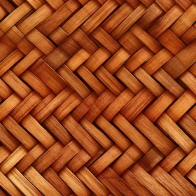 Brown Wicker Basket Texture - Seamless Weave Design
