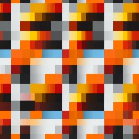 Colorful Abstract Pixel Pattern Design