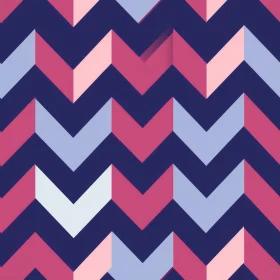 Dark Blue Geometric Chevron Pattern