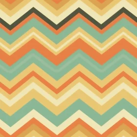 Retro 70s Chevrons Seamless Pattern