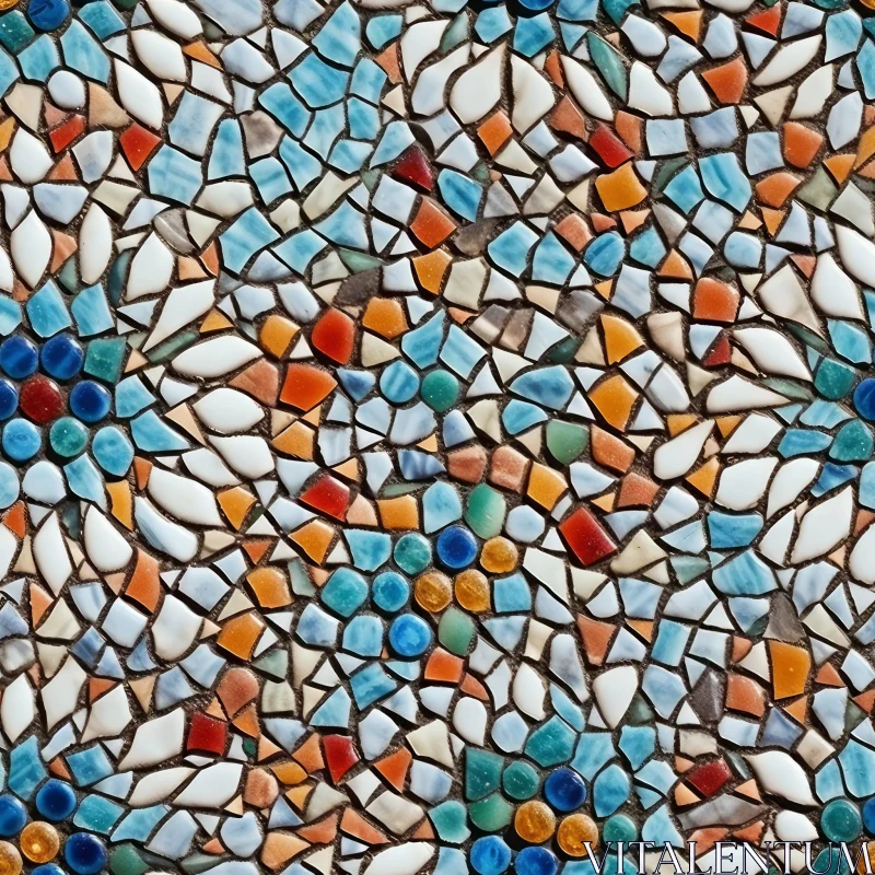 Intricate Mosaic Artwork - Moroccan Inspired Design AI Image