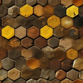 Wood Hexagon Tiles Texture