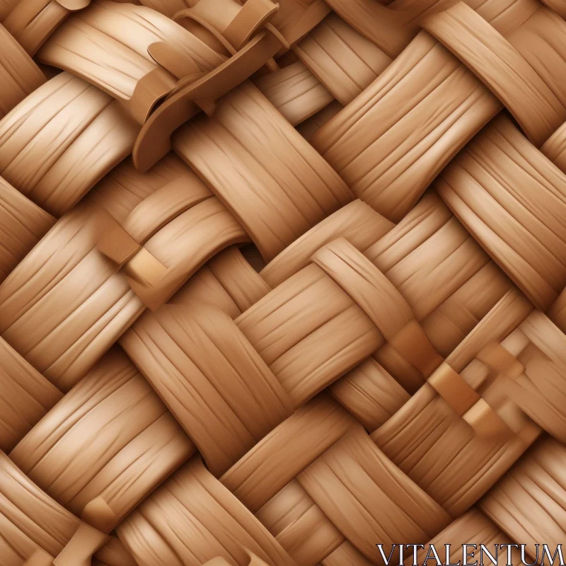 Wicker Basket Texture for 3D Creations AI Image