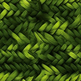 Green Leaves Woven Texture - Seamless Pattern for Backgrounds