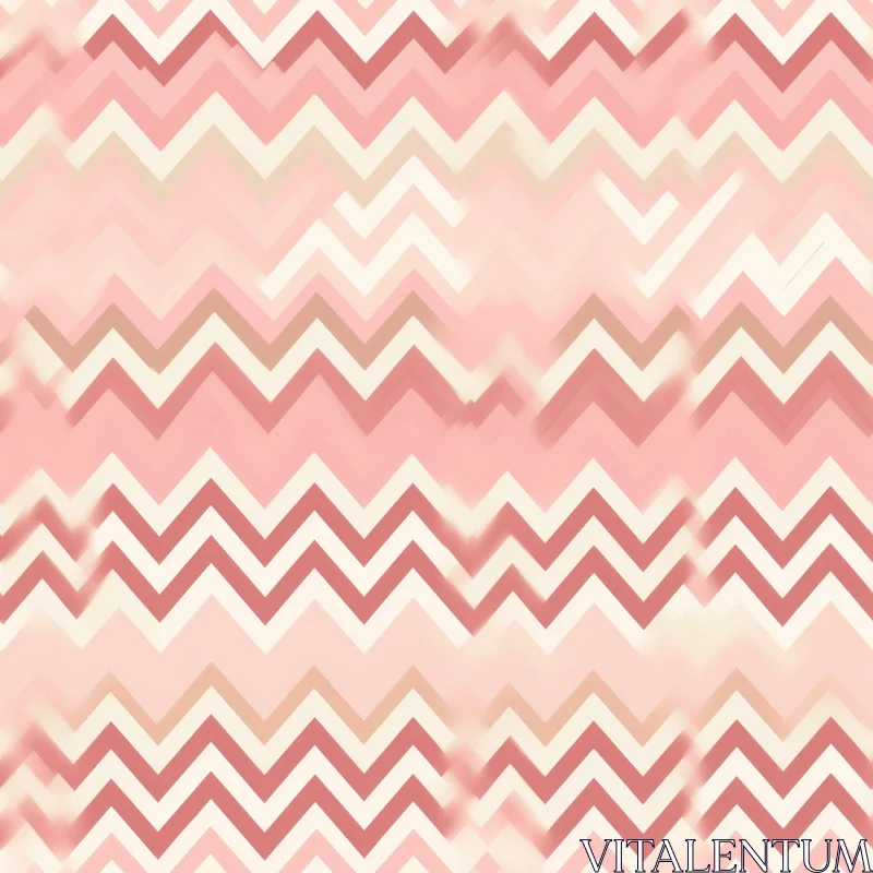 Soft Pink and White Chevron Pattern | Fabric Print Background