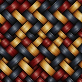 Woven Basket Texture - Seamless High-Resolution Material
