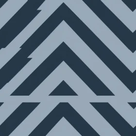 Blue Geometric Chevron Pattern - Seamless Design
