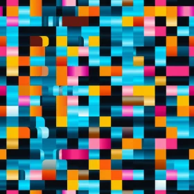 Colorful Abstract Square Pattern Background