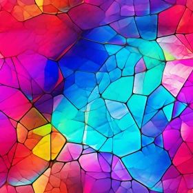 Colorful Mosaic Glass Art