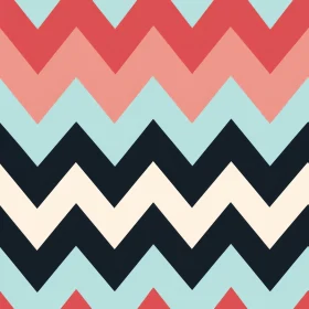Colorful Zigzag Pattern with Chevrons