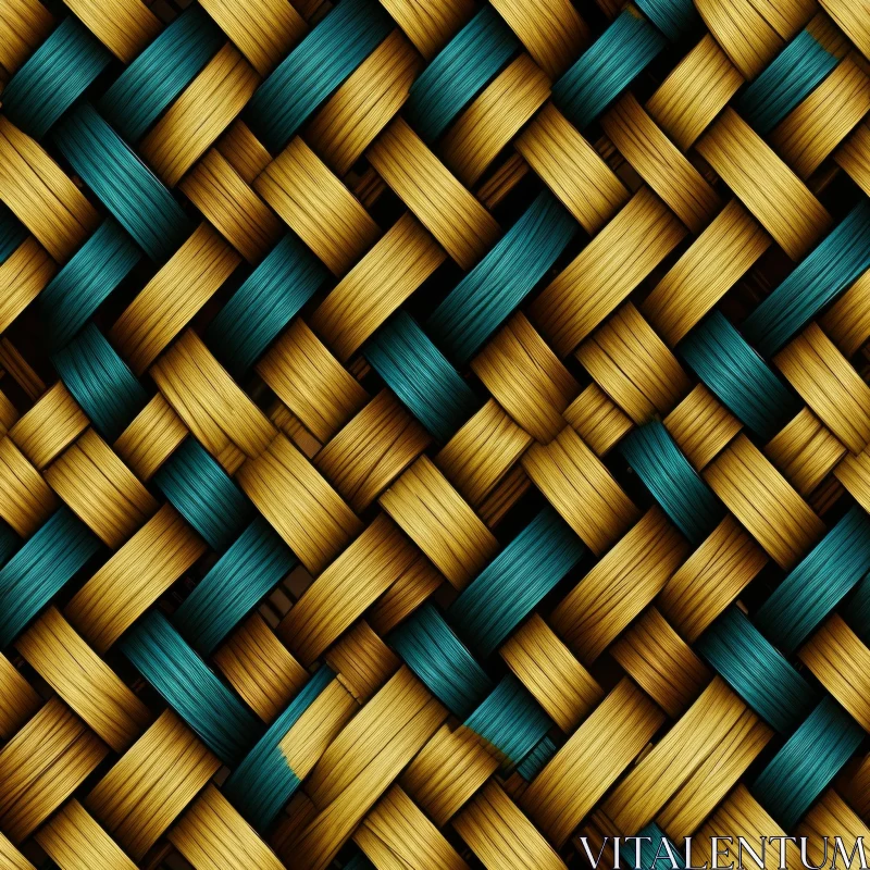 AI ART Symmetrical Diagonal Basket Weave Pattern