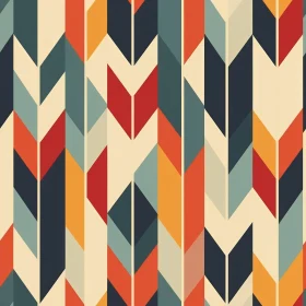 Sophisticated Retro Geometric Pattern - Home Decor & Fabric