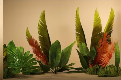 3D Tropical Plants Texture Pack for Sale | Minimalist Still Life